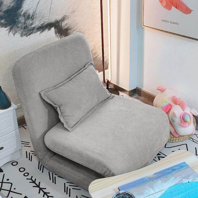 Lazy Foldable Single Sofa Bed Floor Chair - Image 12