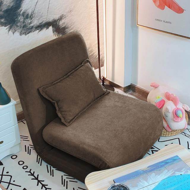Lazy Foldable Single Sofa Bed Floor Chair - Image 13