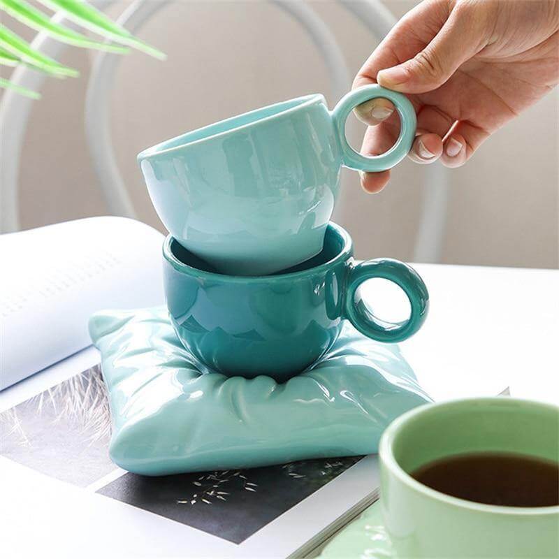 Lazy House Ceramic Coffee Mug Set - Image 4