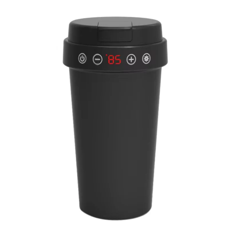 LCD Display Stainless Steel Car Electric Thermos - Image 2