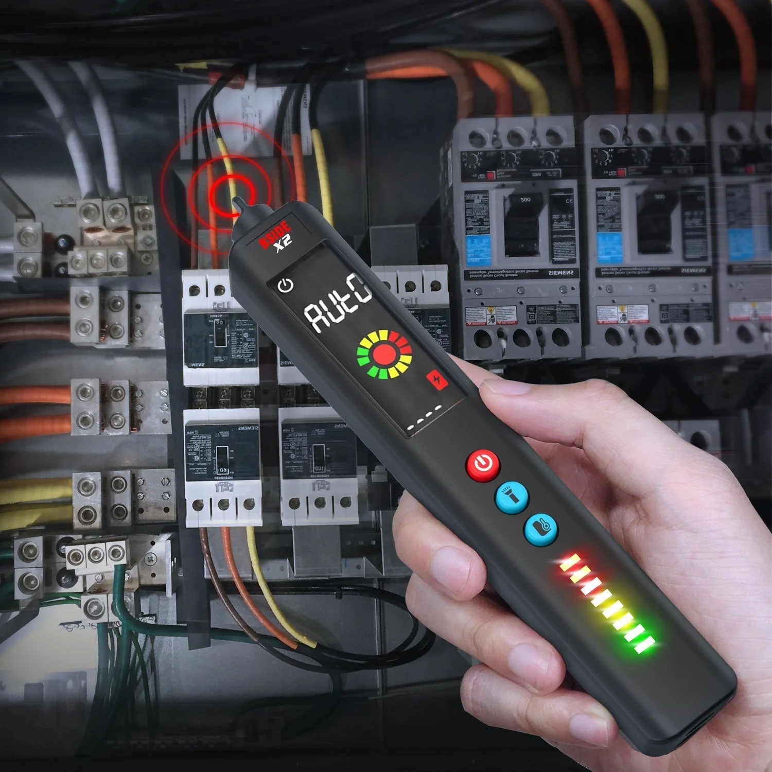 LCD Result Display Voltage Tester Thermometer - Image 2