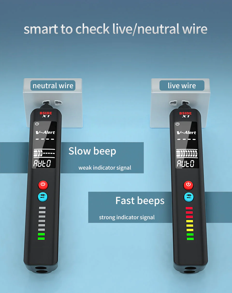LCD Result Display Voltage Tester Thermometer - Image 9