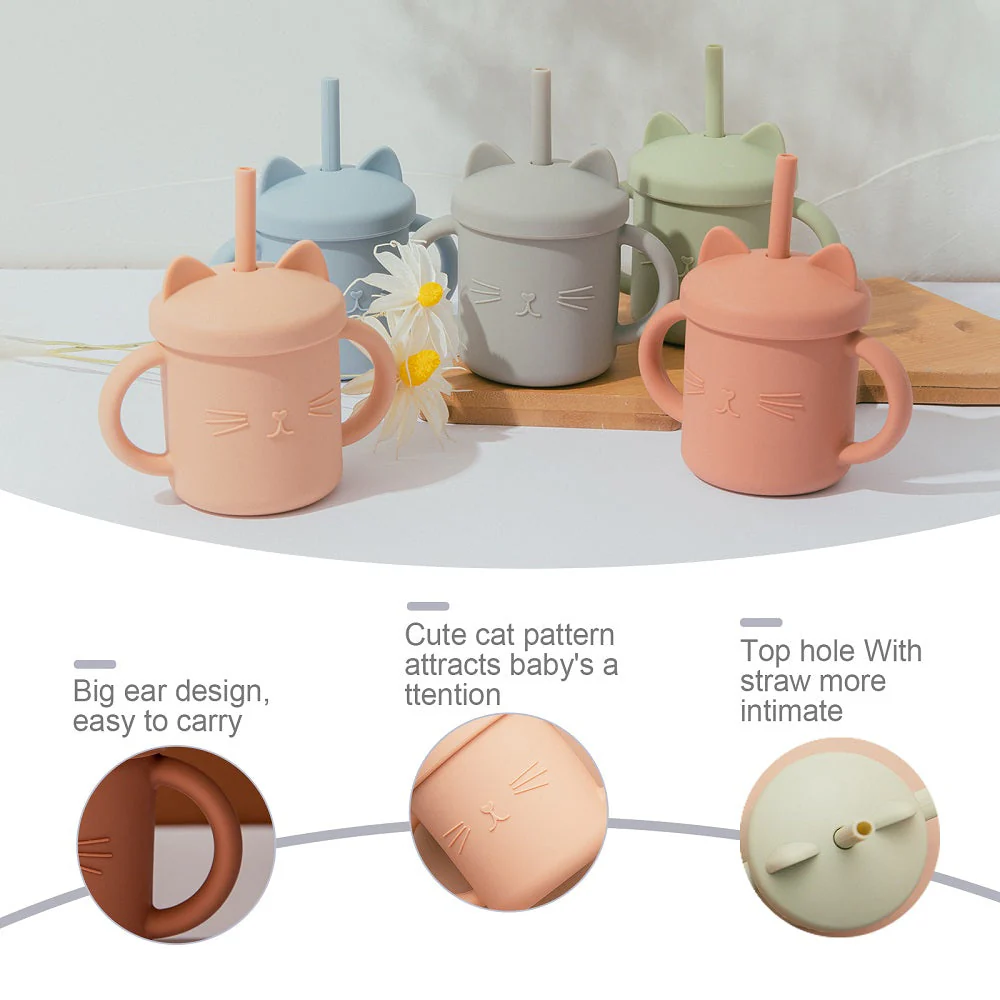 Leakproof Cute Baby Feeding Cup - Image 8