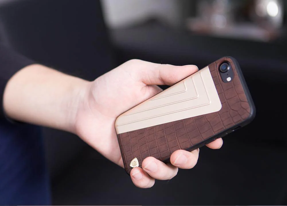 Leather+Aluminum+Soft Hybrid Back Cover Iphone Cases - Image 15