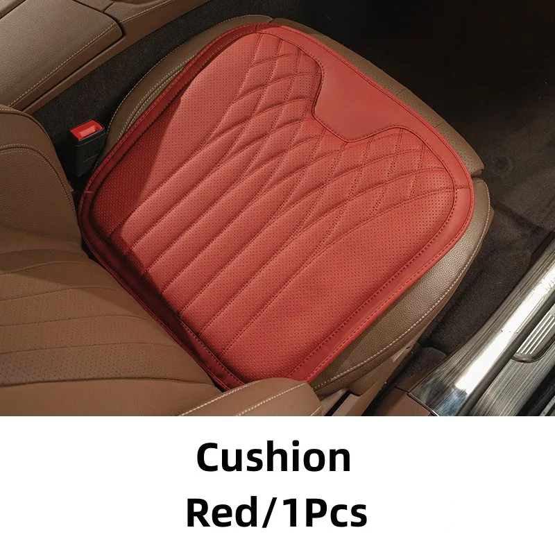 Leather Breathable Comfy Premium Car Seat Cushion - Image 10