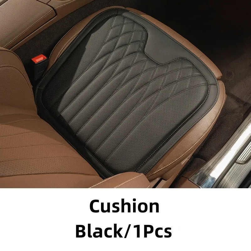 Leather Breathable Comfy Premium Car Seat Cushion - Image 11