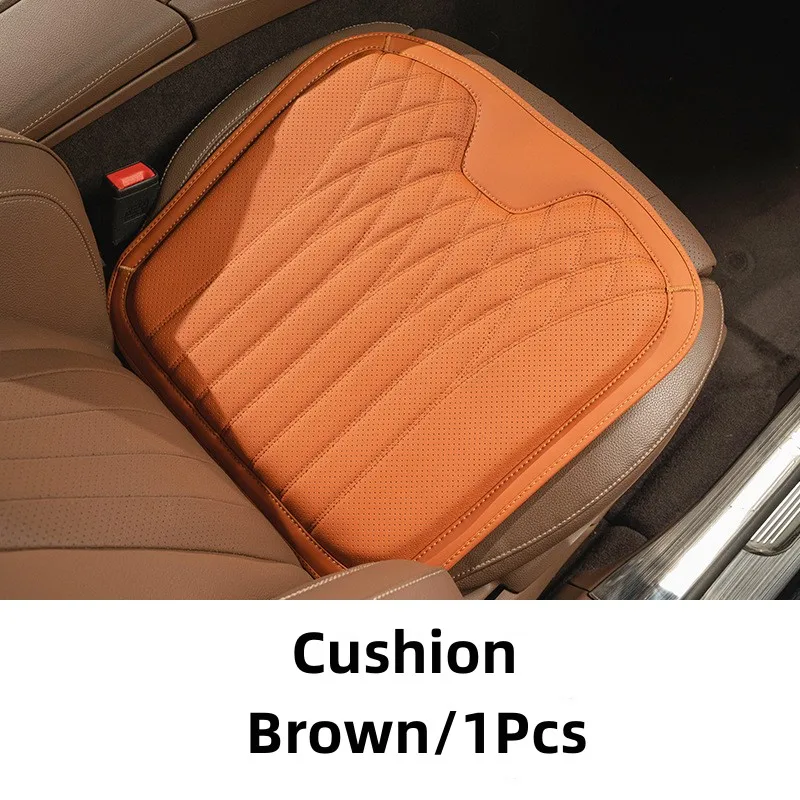 Leather Breathable Comfy Premium Car Seat Cushion - Image 12