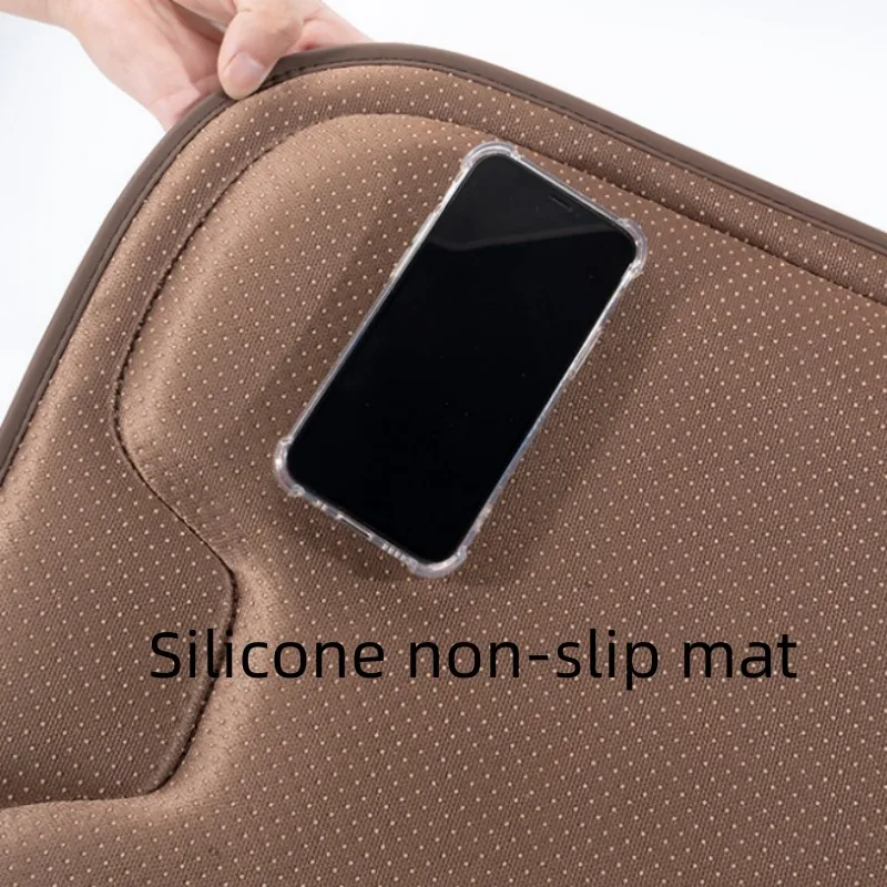 Leather Breathable Comfy Premium Car Seat Cushion - Image 5