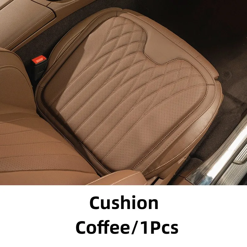 Leather Breathable Comfy Premium Car Seat Cushion - Image 8