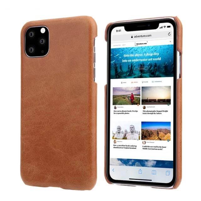 Leather Matte Vintage iPhone 11 Cases - Image 4