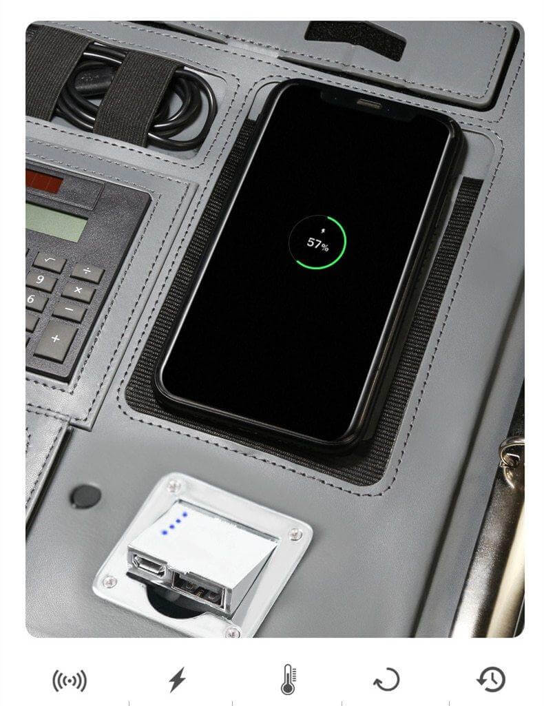 Leather Multifunctional PowerBank Notebook - Image 5