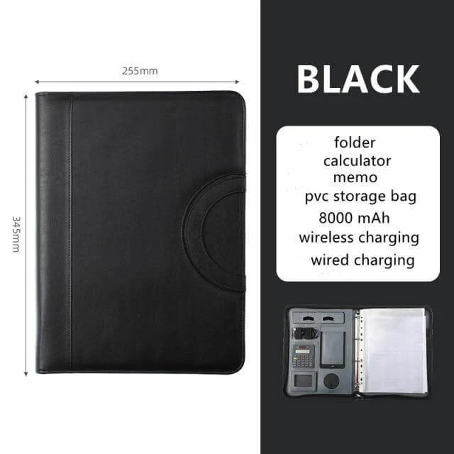 Leather Multifunctional PowerBank Notebook - Image 6