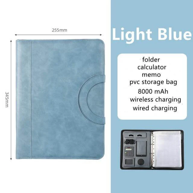 Leather Multifunctional PowerBank Notebook - Image 8