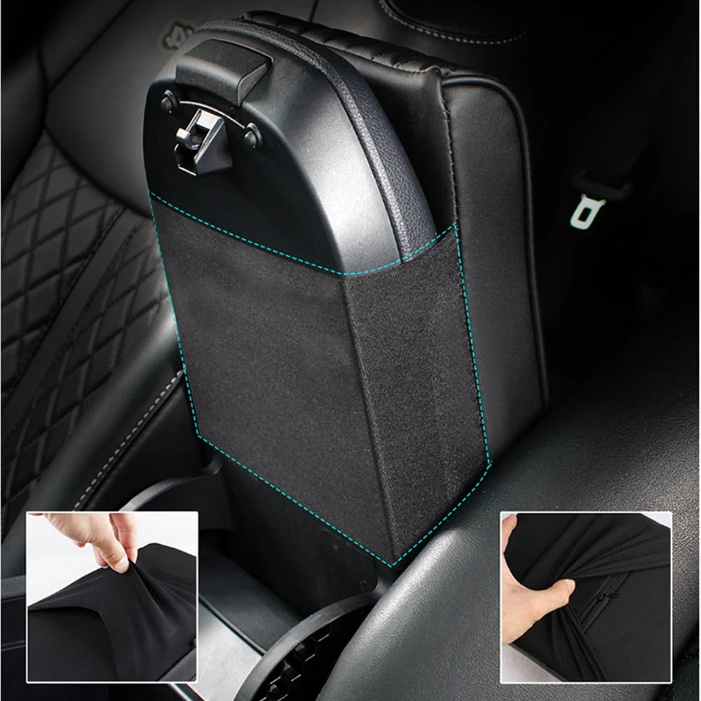Leather Soft Car Armrest Pad - Image 2