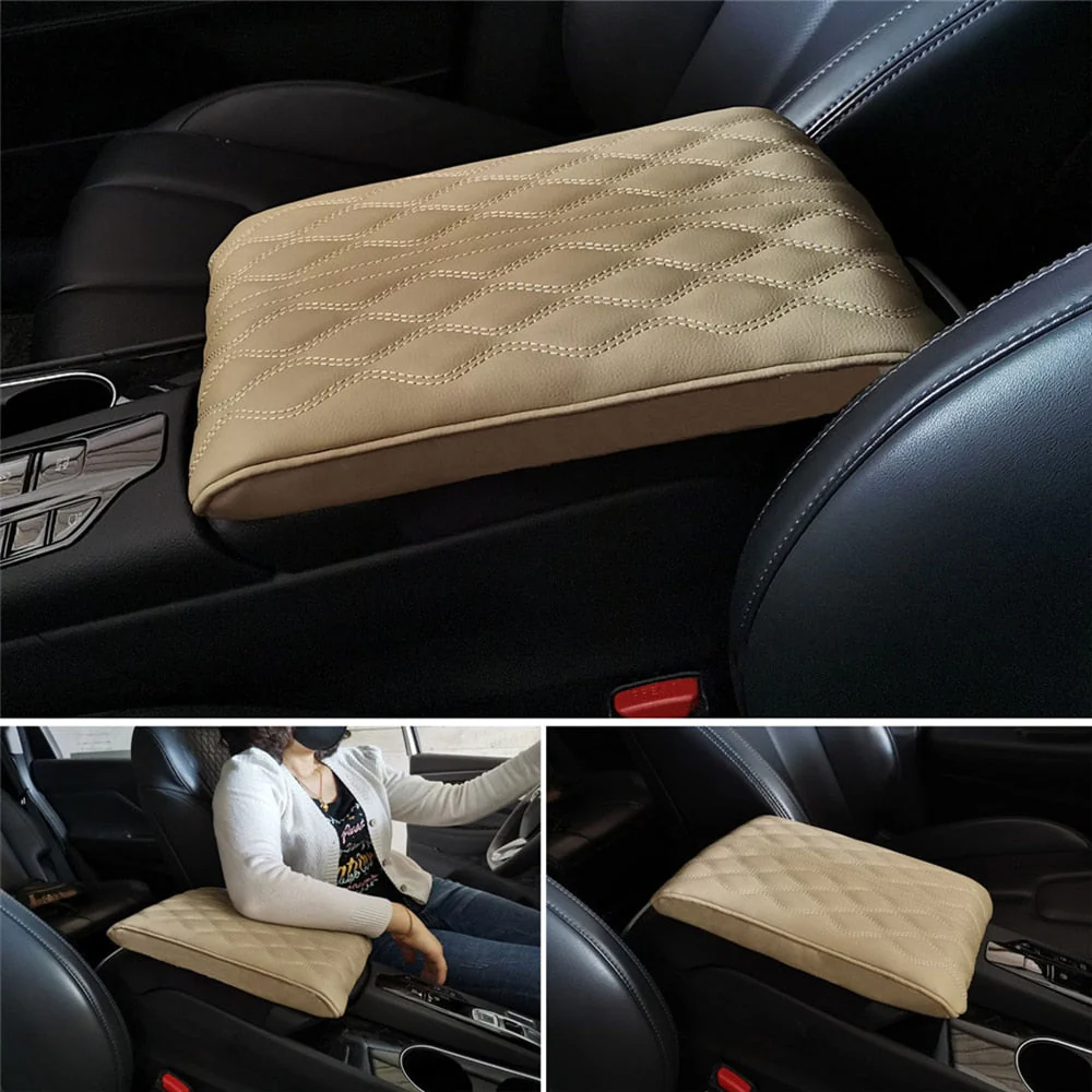 Leather Soft Car Armrest Pad - Image 3