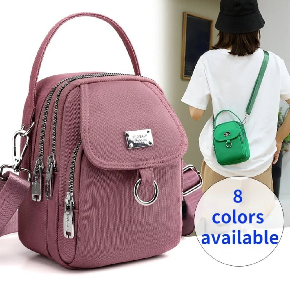 Leather Trendy Chic Women Messenger Bag - Image 3