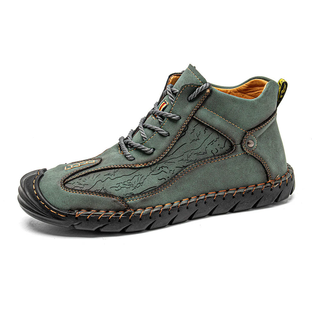 Leather Waterproof Mountain Hiking Shoes - Image 6