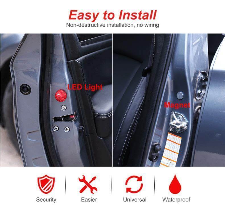 LED Car Door Opening Warning Lights - Image 2