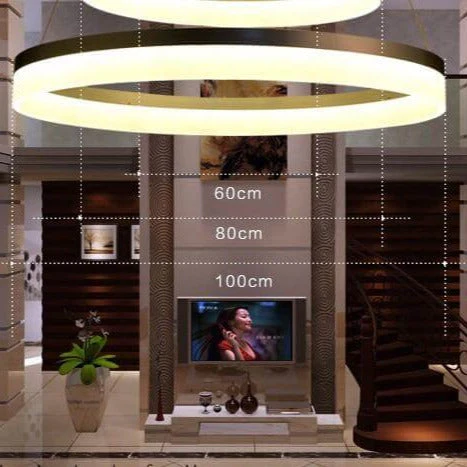 LED Circle Ring Chandelier - Image 5