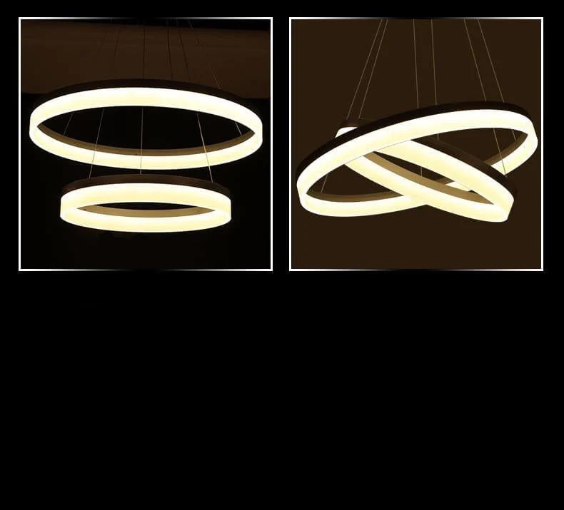 LED Circle Ring Chandelier - Image 8