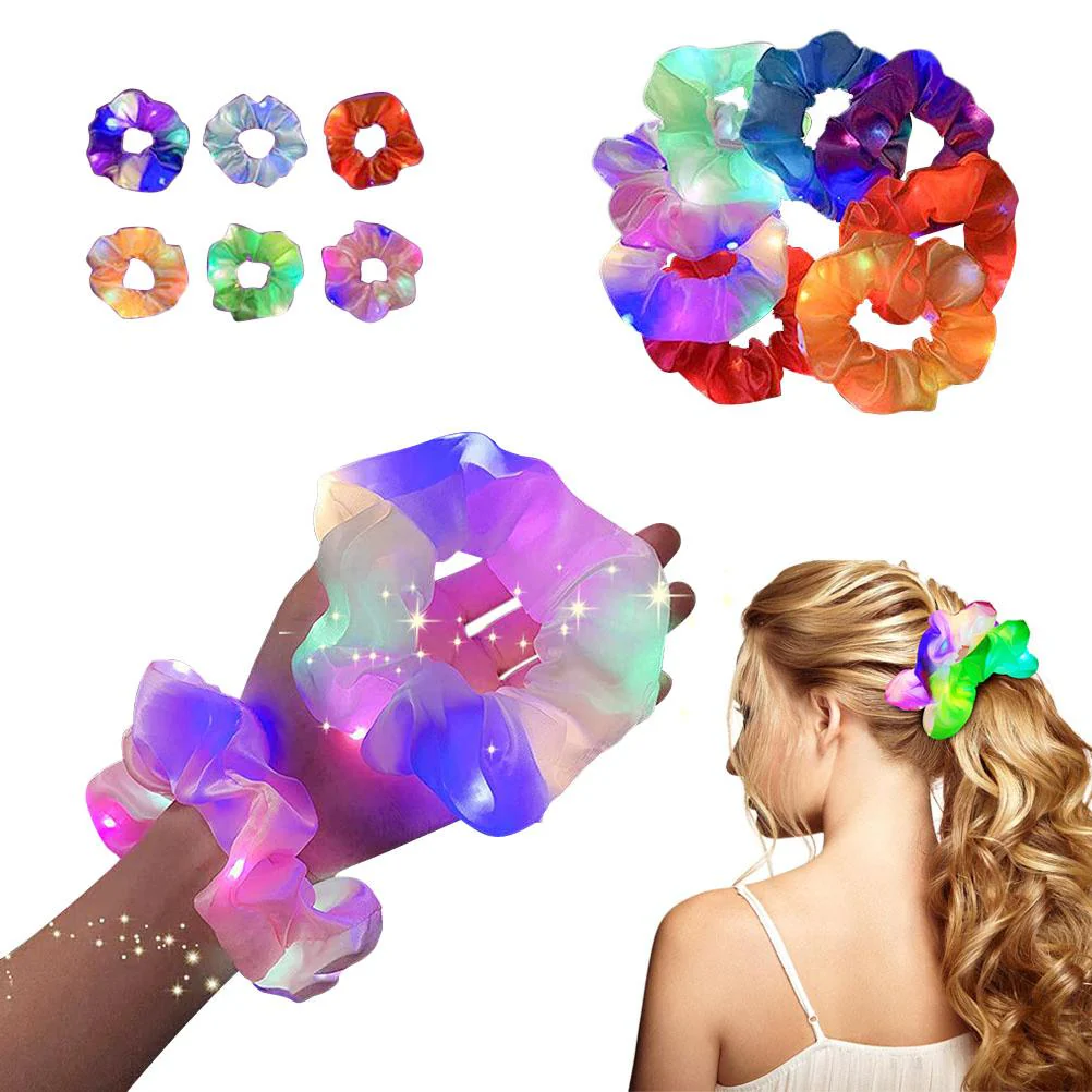 LED Hair Scrunchies - Image 3