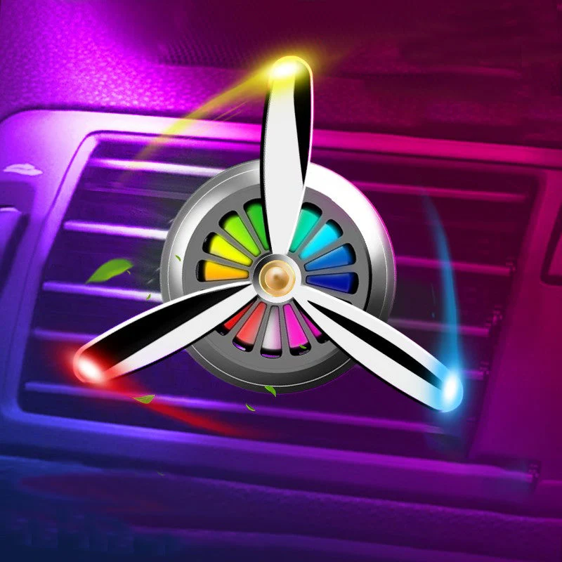 LED Light Propeller Car Air Freshener - Image 7