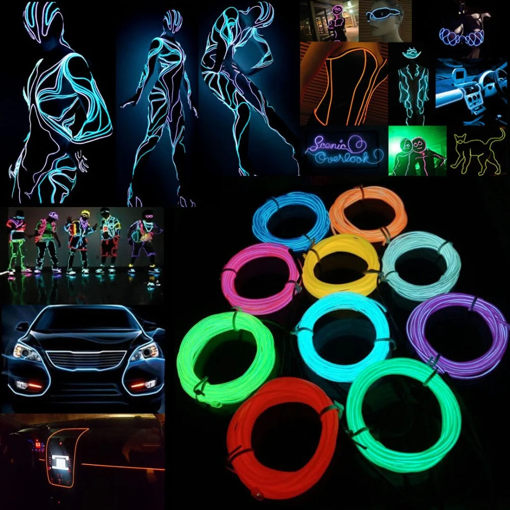 LED Neon DIY Luminous Costume Light - Image 4