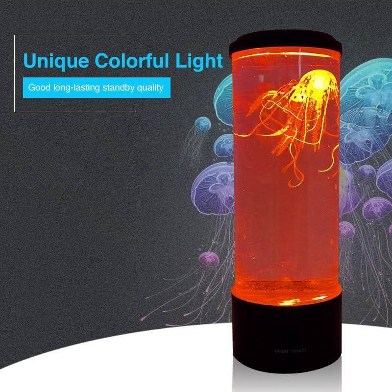 LED Remote Control Fantasy Jellyfish Tank Mood Lamp - Image 4