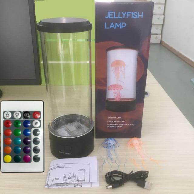 LED Remote Control Fantasy Jellyfish Tank Mood Lamp - Image 8