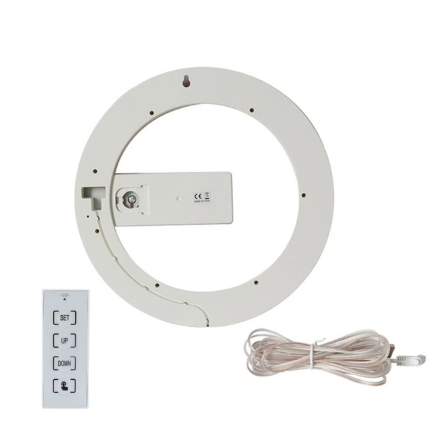 LED Ring Lamp Wall Clock - Image 10