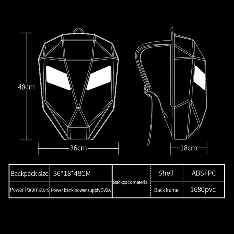 LED Screen Customizable Travel Backpack - Image 3