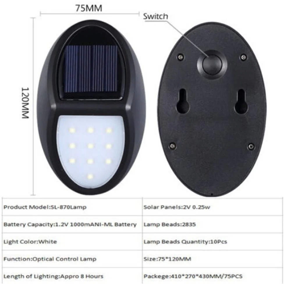 LED Solar Powered Outdoor Light - Image 10