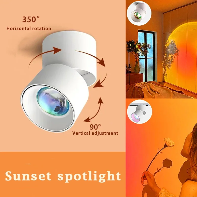 LED Sunset Atmosphere Wall Spotlight - Image 3
