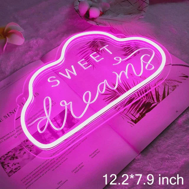 LED Sweet Dreams Neon Sign - Image 12
