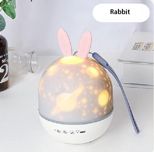 LED Universe Stars Bunny Projector Night Light - Image 7