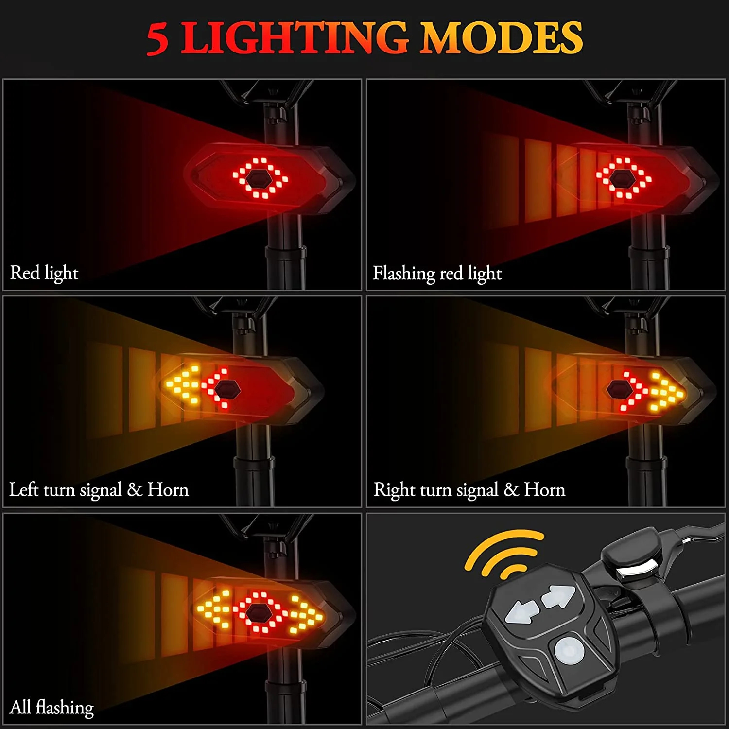 LED Wireless Bike Turn Signal - Image 5