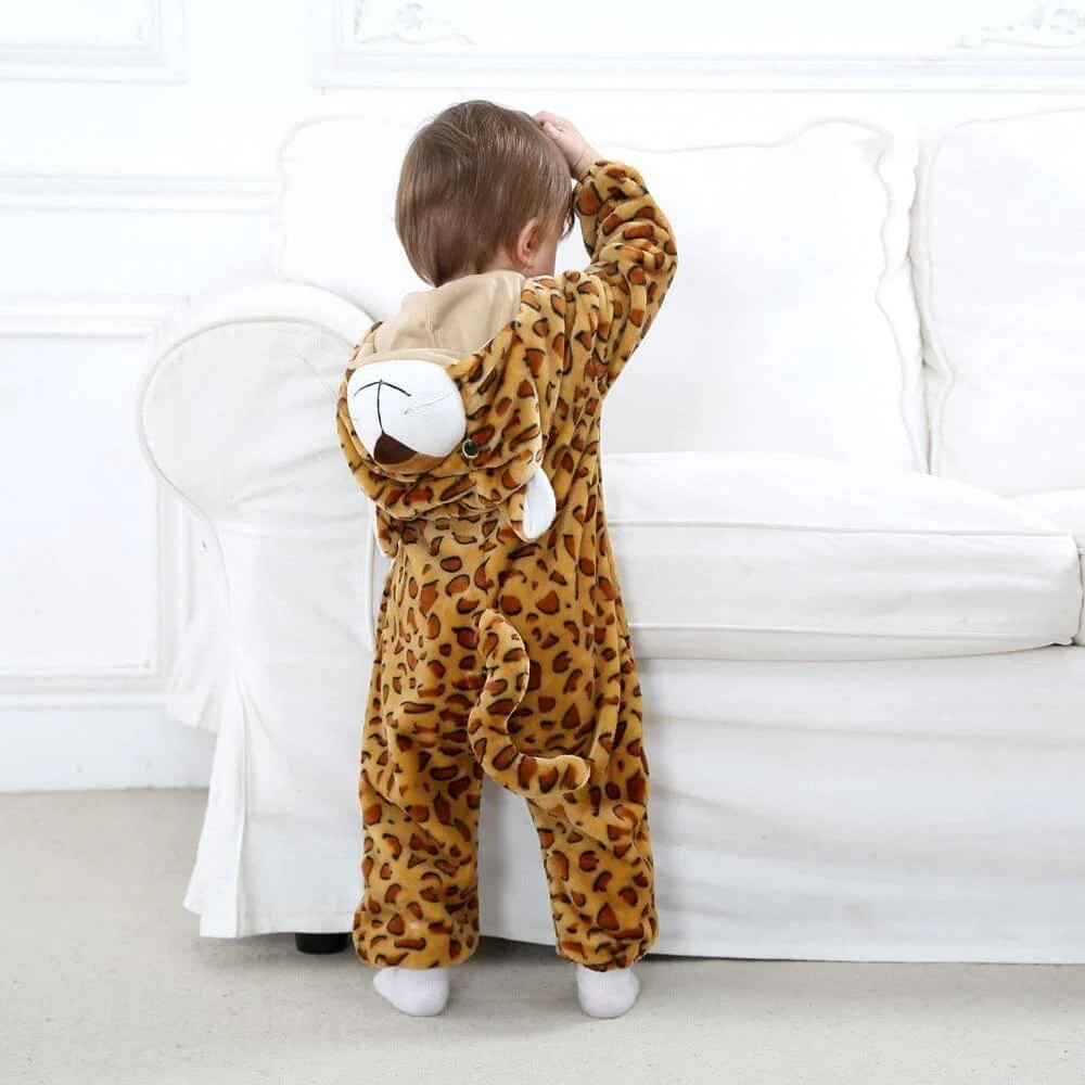 Leopard Costume Hoodie for Baby - Image 4