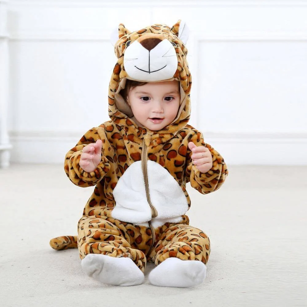 Leopard Costume Hoodie for Baby - Image 5