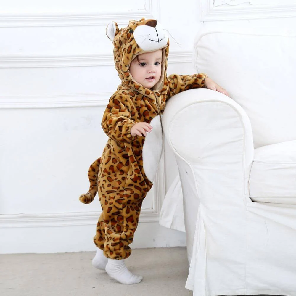 Leopard Costume Hoodie for Baby - Image 6