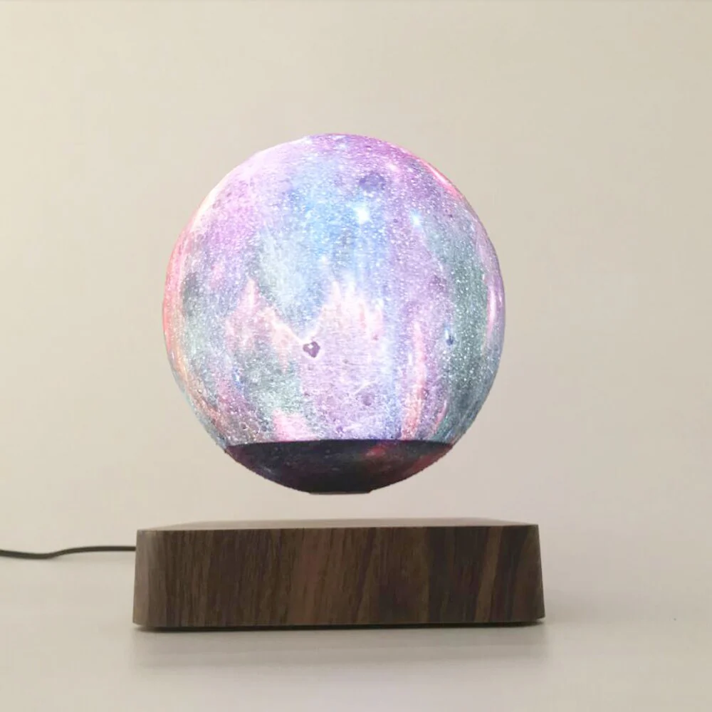 Levitating LED Magnetic Galaxy Night Light - Image 2