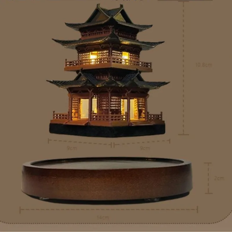 Levitating Pagoda Architectural Desk Decor - Image 7