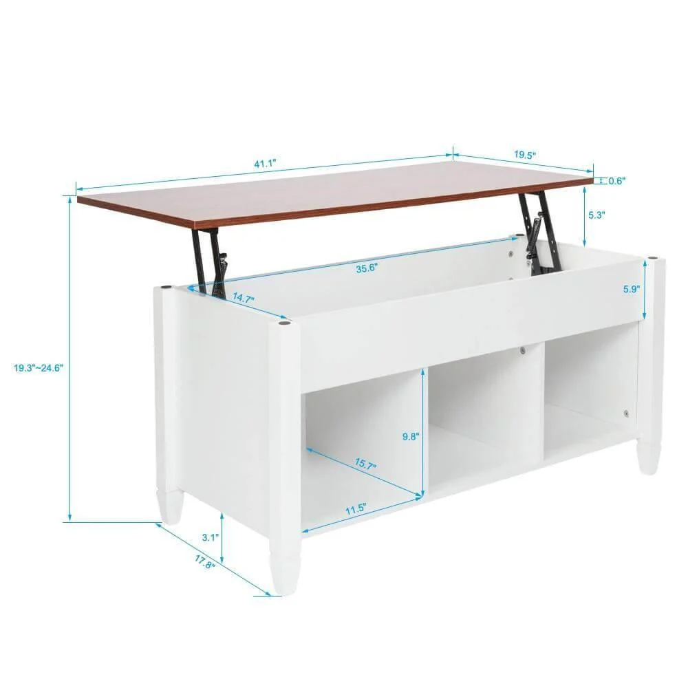 Modern Lift Top Coffee Table - Image 5