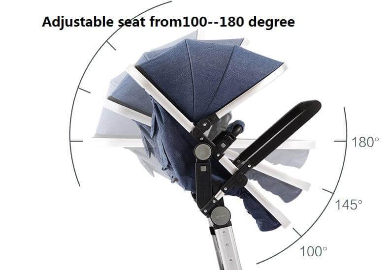 Lightweight Japanese Style Twin Baby Stroller - Image 10