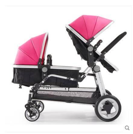 Lightweight Japanese Style Twin Baby Stroller - Image 4