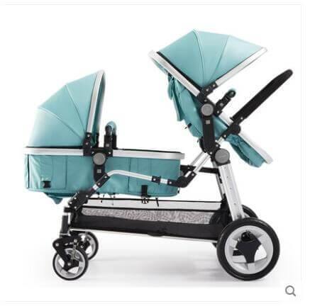 Lightweight Japanese Style Twin Baby Stroller - Image 7