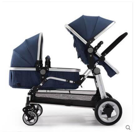 Lightweight Japanese Style Twin Baby Stroller - Image 8