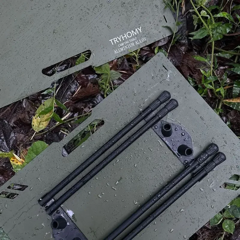 Lightweight Outdoor Tactical Aluminum Camping Table - Image 3
