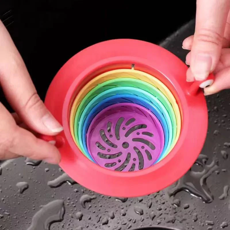 Little Monster Colorful Foldable Sink Strainer Basket - Image 3