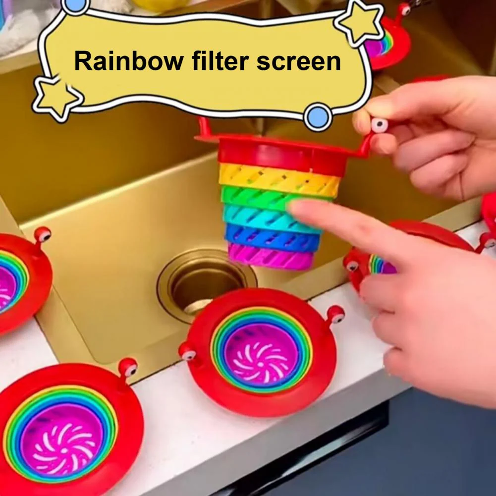 Little Monster Colorful Foldable Sink Strainer Basket - Image 5