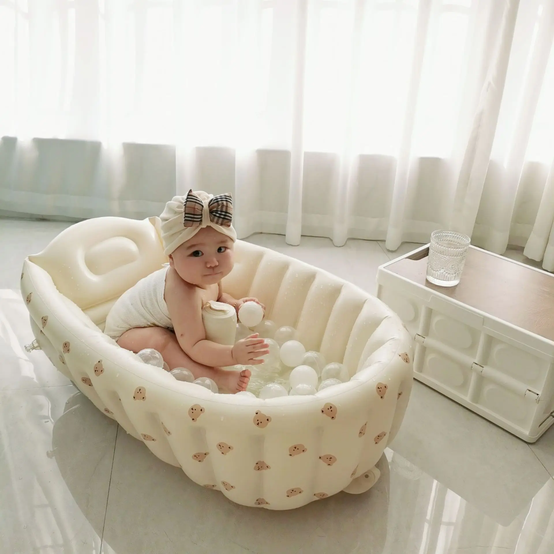 Little Swimmer Mini Inflatable Bathtub - Image 3